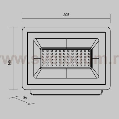 Прожектор Maytoni FL001-L50B4K Flood