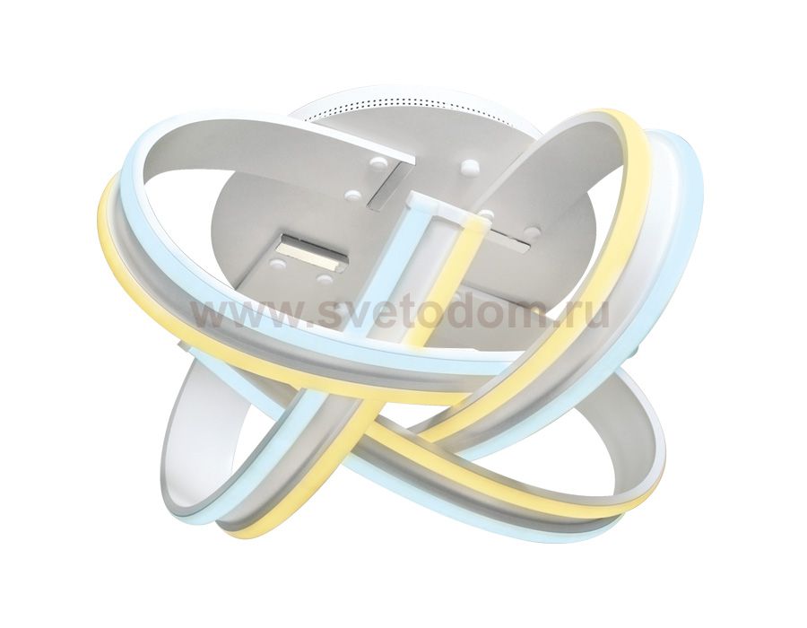 Люстра потолочная Ambrella FL130/4 WH белый 96W 420*420*230 (ПДУ РАДИО 2.4) LINE