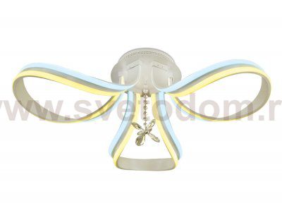 Люстра потолочная Ambrella FL150/3 WH белый 120W 700*700*270 (ПДУ РАДИО 2.4) LINE