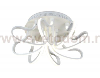 Люстра потолочная Ambrella FL309/8 WH белый 80W 4200K 530*530*180 (Без ПДУ) LINE