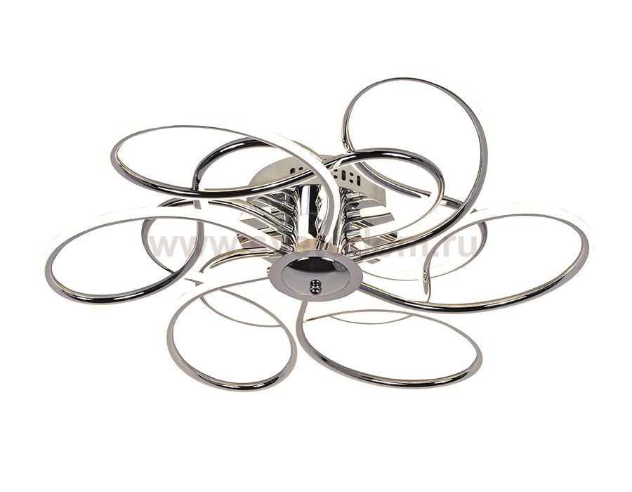 Люстра потолочная Ambrella FL337/6 CH хром 120W 4200K D640*130 (Без ПДУ) LINE