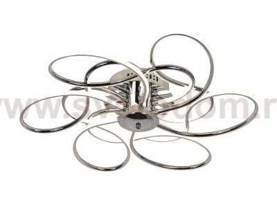 Люстра потолочная Ambrella FL337/6 CH хром 120W 4200K D640*130 (Без ПДУ) LINE