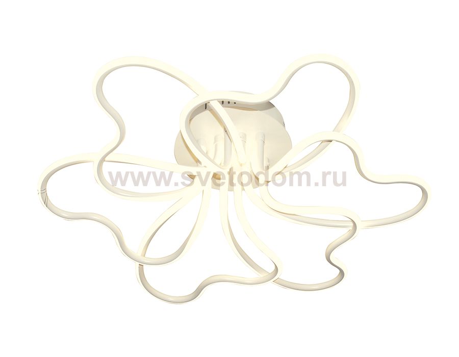 Люстра потолочная Ambrella FL340/6 WH белый 102W 4200K D640*170 (Без ПДУ) LINE