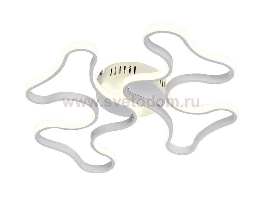 Люстра потолочная Ambrella FL355/2 WH белый 54W 4200K 530*430*60 (Без ПДУ) LINE