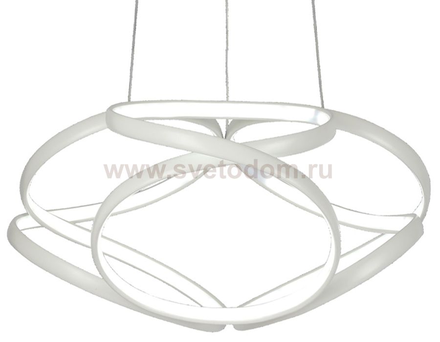 Люстра подвесная Ambrella FL408 WH белый 102W 4200K 530*530*270 (Без ПДУ) LINE