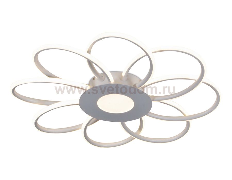 Люстра потолочная Ambrella FL430/8+1 WH белый 96W 4200K 630*630*60 (Без ПДУ) LINE