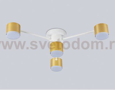 FL51720/4 WH/GD белый/золото GX53/4 max 12W 645*135