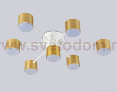 FL51725/7 WH/GD белый/золото GX53/7 max 12W 645*135