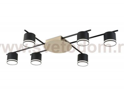 FL51756/6 BK/GD черный/золото GX53/6 max 12W 870*570*110