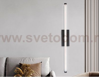 FL6112 BK черный 9W 3000K-6400K 410*40*80