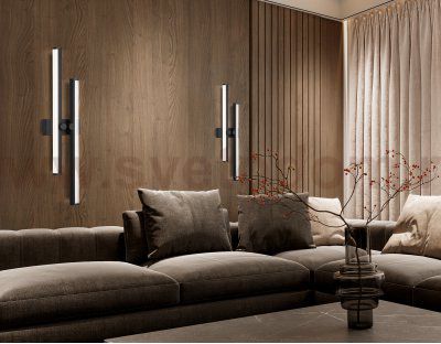 FL6152 BK черный 18W 3000K-6400K 510*120*65