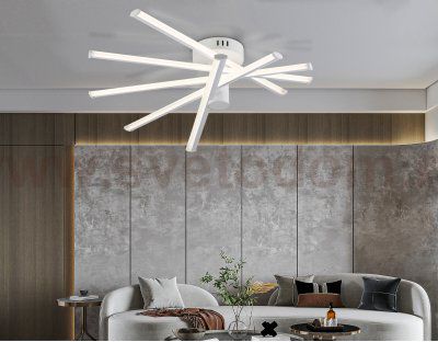 FL6221 WH белый 70W 3000K-6400K 605*605*170 (ПДУ ИК)