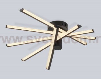 FL6222 BK черный 70W 3000K-6400K 605*605*170 (ПДУ ИК)