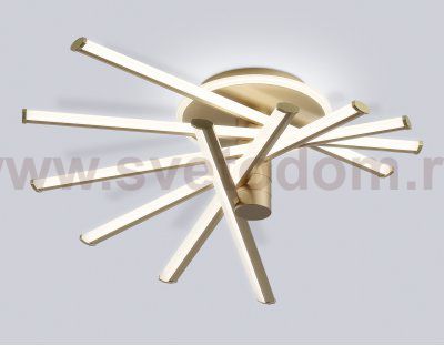 FL6234 GD золото 96W 3000K-6400K 605*605*200 (ПДУ ИК)