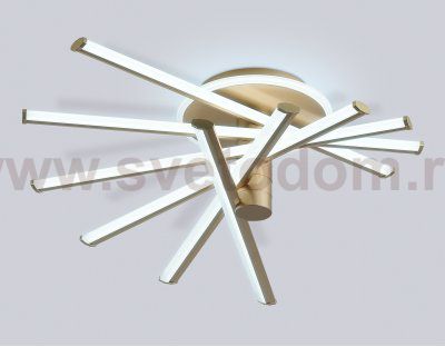 FL6234 GD золото 96W 3000K-6400K 605*605*200 (ПДУ ИК)