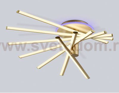 FL6244 GD золото 125W 3000K-6400K+RGB 900*750*230 (ПДУ ИК)