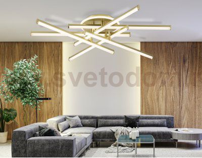 FL6254 GD золото 97W 3000K-6400K 805*760*170 (ПДУ ИК)