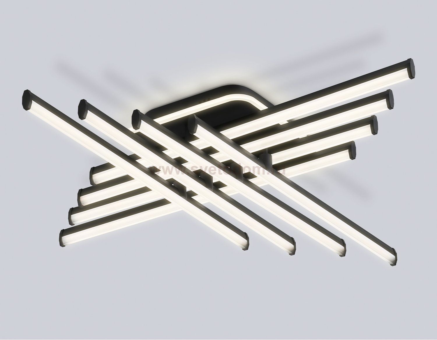 FL6262 BK черный 130W 3000K-6400K 810*810*130 (ПДУ ИК)