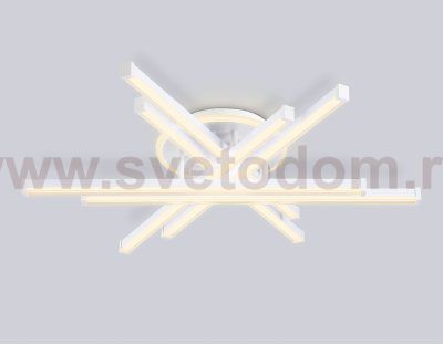 FL6271 WH белый 98W 3000K-6400K 700*615*135 (ПДУ ИК)