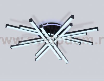 FL6276 BK 119W черный 3000K-6400K+RGB 800*800*165 (ПДУ ИК)