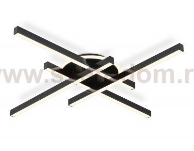 FL6282 BK черный 58W 3000K-6400K 700*700*85 (ПДУ ИК)