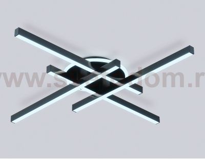 FL6282 BK черный 58W 3000K-6400K 700*700*85 (ПДУ ИК)