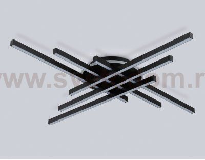 FL6286 BK черный 110W 3000K-6400K 950*950*90 (ПДУ ИК)