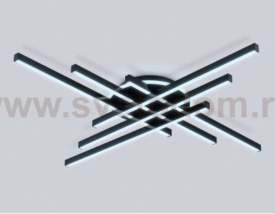 FL6286 BK черный 110W 3000K-6400K 950*950*90 (ПДУ ИК)