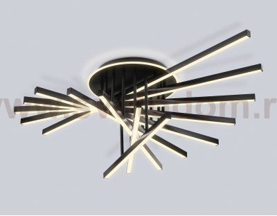 FL6292 BK черный 160W 3000K-6400K 1100*790*315 (ПДУ ИК)