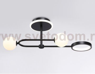 Потолочный светодиодный светильник со сменной лампой и пультом управления Ambrella FL66223 FL