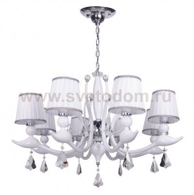 Люстра Crystal lux FLAMINGO SP-PL8 WHITE 1761/308