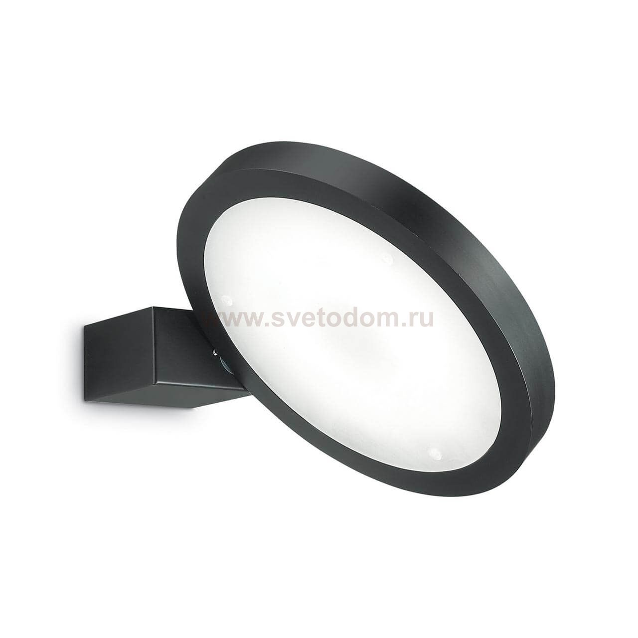 Светильник бра Ideal lux FLAP AP1 ROUND NERO (155401)