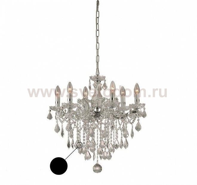 Ideal Lux FLORIAN SP6 NERO Светильник подвесной