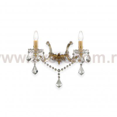 Светильник бра Ideal lux FLORIAN AP2 ORO (35659)