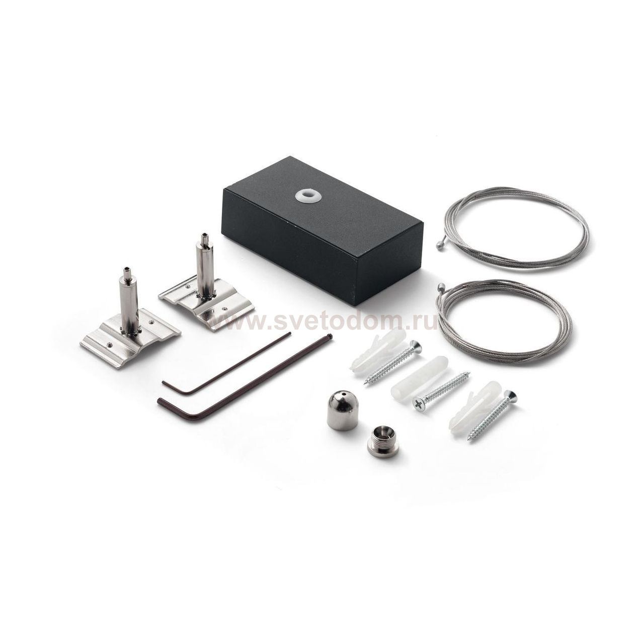 Светильник спот Ideal lux FLUO KIT PENDANT BLACK 5 MT (215891)