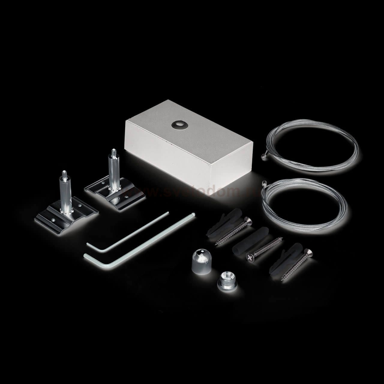 Светильник спот Ideal lux FLUO KIT PENDANT WHITE 2 MT (191591)