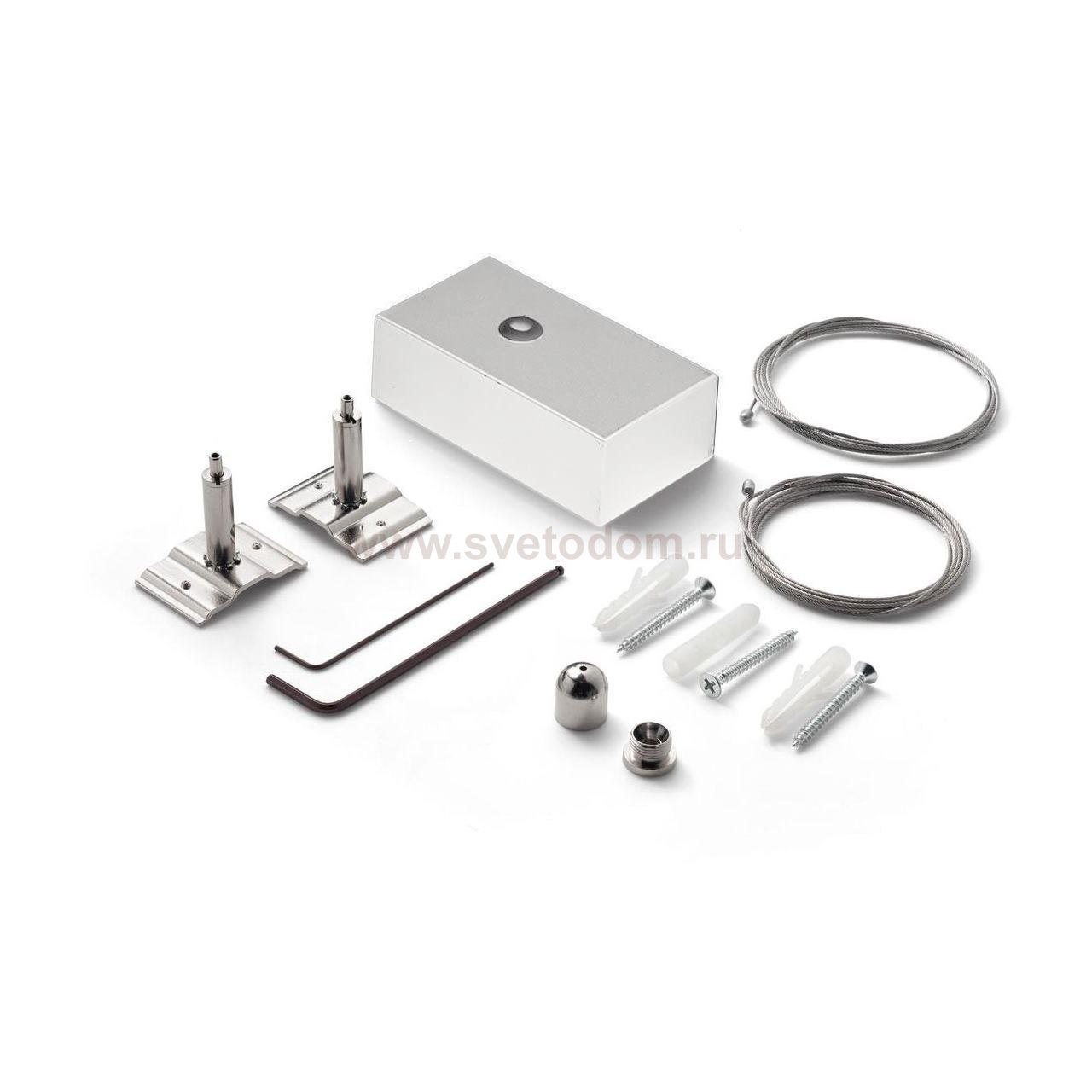 Светильник спот Ideal lux FLUO KIT PENDANT WHITE 5 MT (215907)