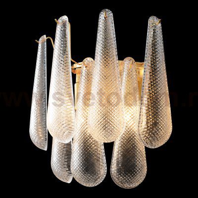 Светильник настенный бра Crystallux FONTAIN AP2 GOLD FONTAIN