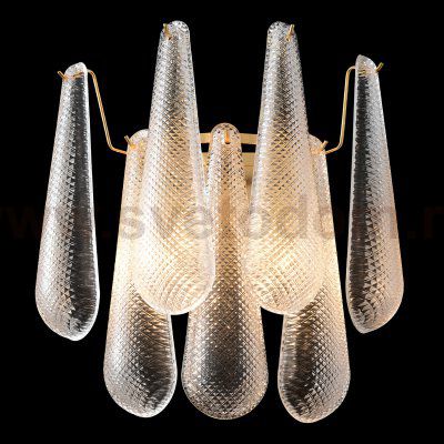 Светильник настенный бра Crystallux FONTAIN AP2 GOLD FONTAIN