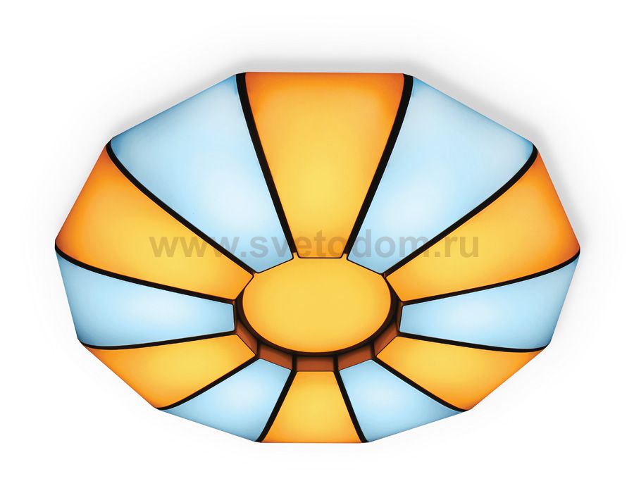 Люстра потолочная Ambrella FP2312 WH 210W 740*740*110 (ПДУ РАДИО 2.4) COMFORT