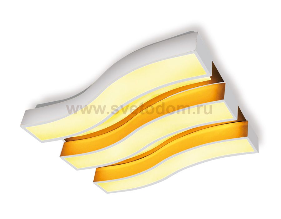 Люстра потолочная Ambrella FP2423 WH 90W+48W 690*500*110 (ПДУ РАДИО 2.4) COMFORT