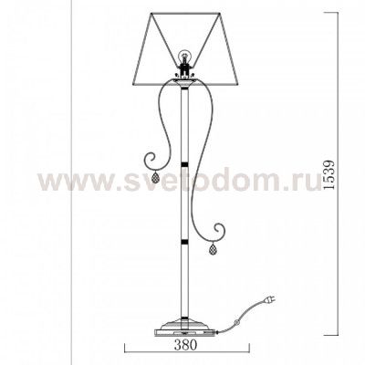 Торшер Freya FR020-00-G Simone