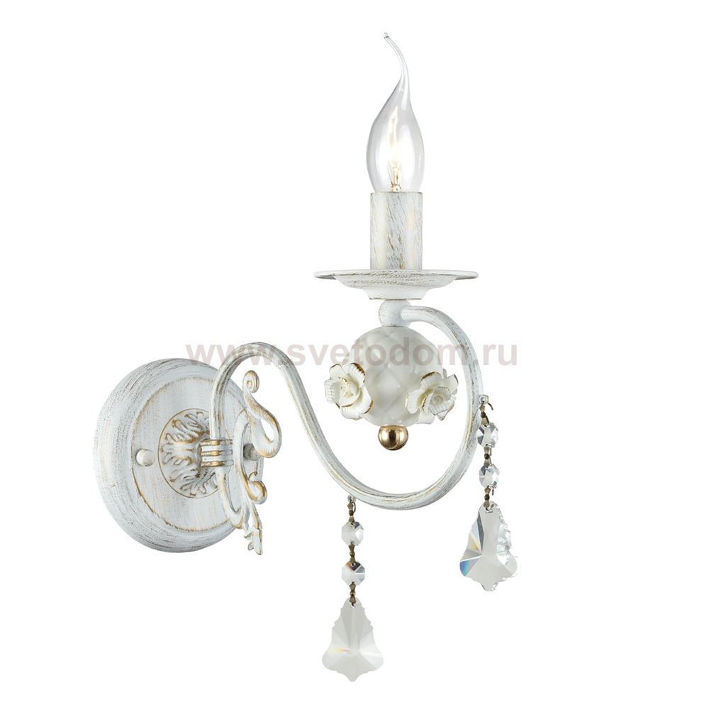 Светильник настенный бра Freya FR3218-WL-01-WG Faberge