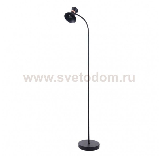 Торшер черный Freya FR4273-FL-01-B Izzy