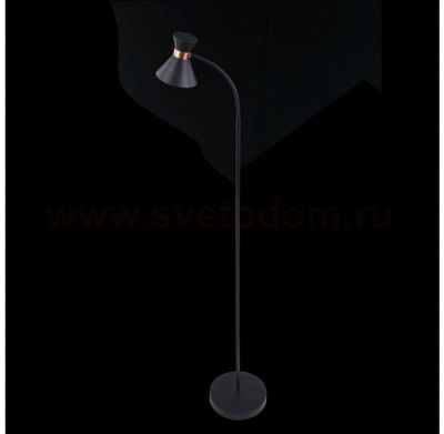 Торшер черный Freya FR4273-FL-01-B Izzy