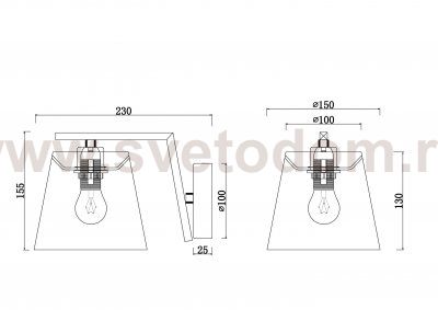 Светильник Freya FR5066WL-01CH 