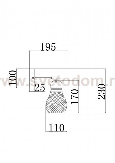 Светильник Freya FR5069WL-01B 