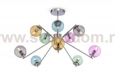 Люстра цветная Freya FR5083PL-10CH Nancy