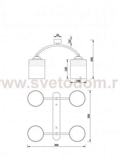 Люстра Freya FR5088PL-04B