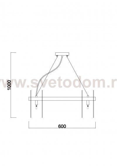 Подвесной светильник Freya FR5141PL-10BS1 Deserto